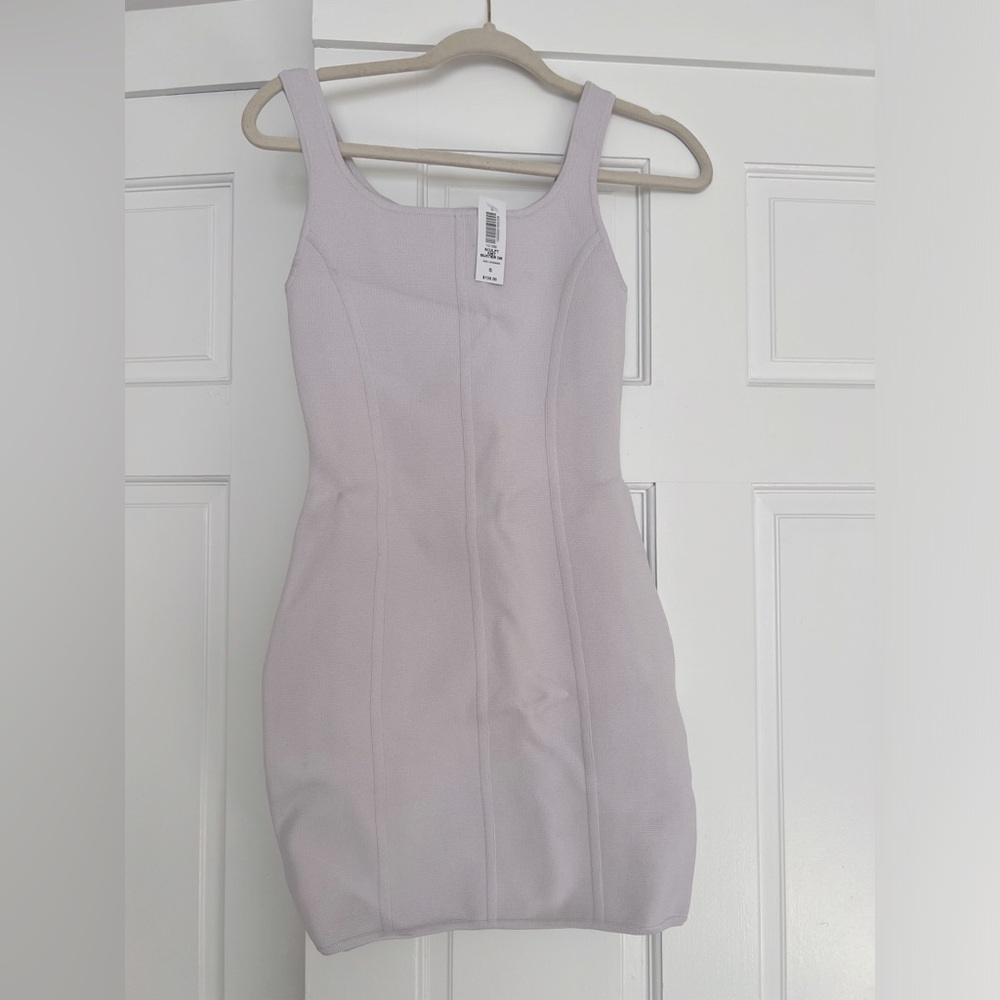 Aritzia sculptknit bustier dress